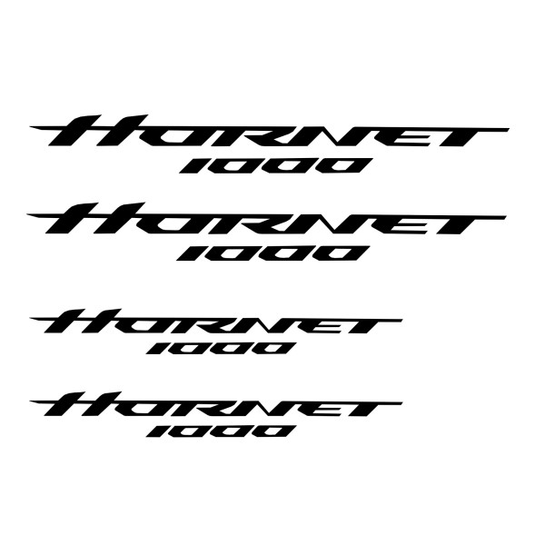 Pyramid Plastics Pyramid decals | black | honda cb 1000 hornet logo set of 4